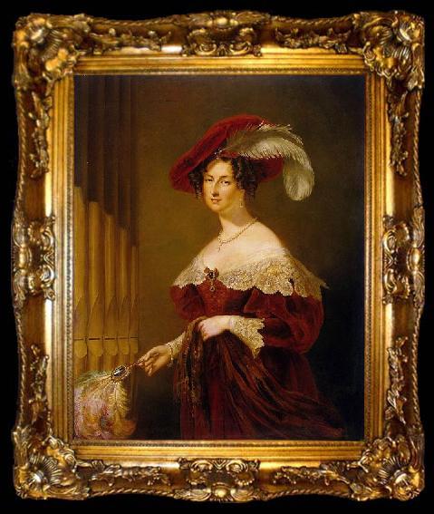 framed  George Hayter Portrait of Countess Yelizaveta Vorontsova, ta009-2
